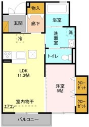 ドリームBの物件間取画像